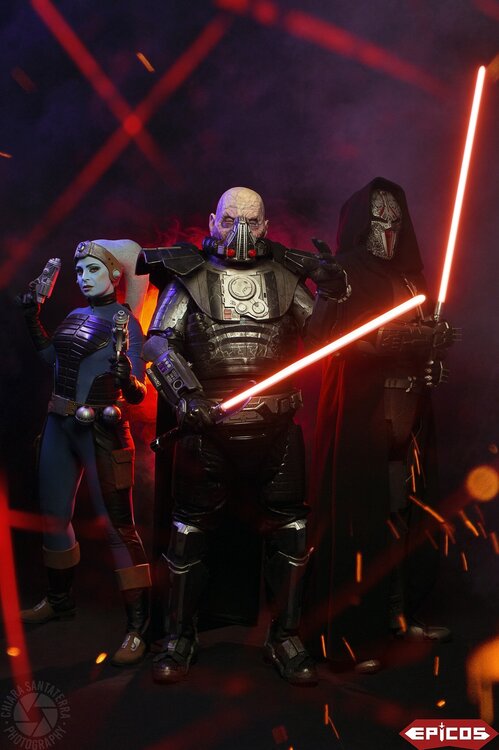 Darth Malgus, Eelana Daru, & Acoylte. Sacking of Corruscant. (Old Republic era).jpg